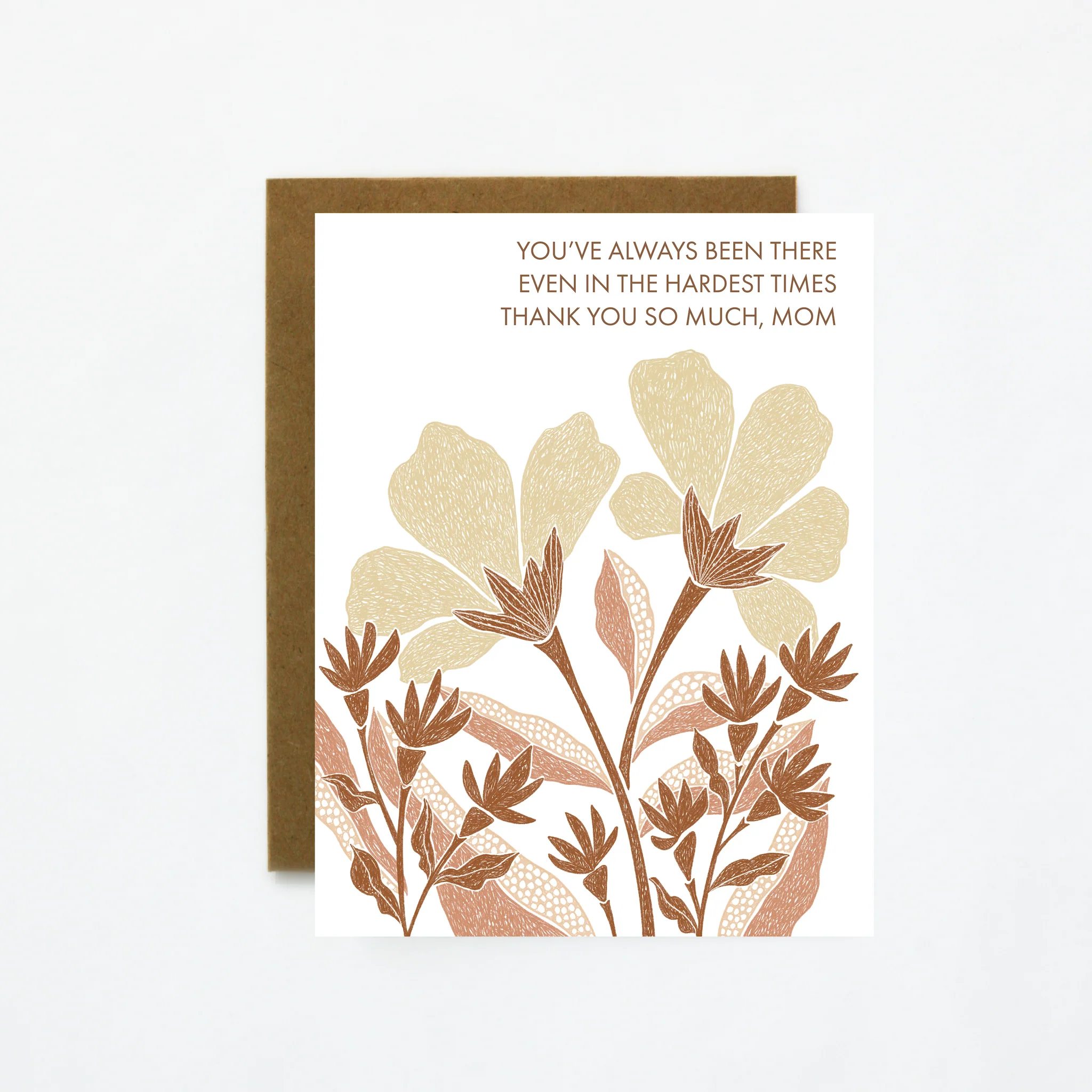Quiet Lines Mother's Day Card Always Been There